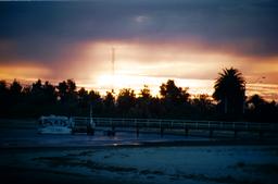 Sonnenuntergang in Lakes Entrance