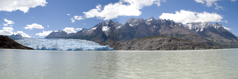 Grey Gletscher und Paine Massiv