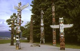 Totempf�hle im Stanley-Park